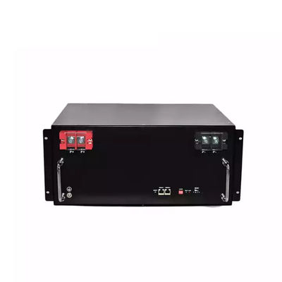 スマートな51.2v 48V Lifepo4電池のパック サーバー棚は5kw 100ahを取付けた
