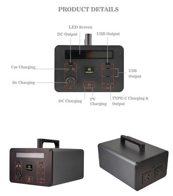 電気自動車のための再充電可能なLifepo4電池の発電機の発電所1000のWh 150w 350W 500wh
