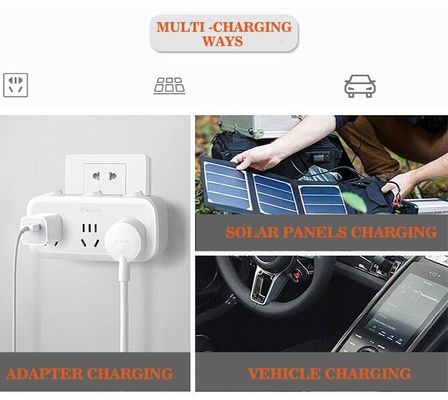 導かれた表示との携帯用緊急の動力火車の太陽発電機500W 288000mAh DC AC