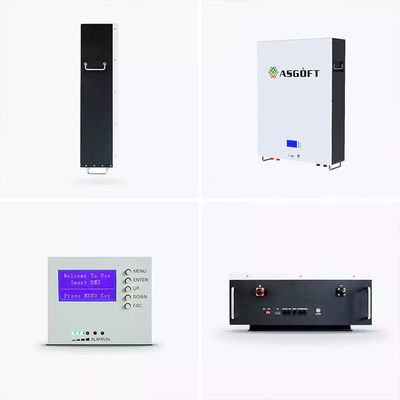 雑種の格子LiFePO4リチウムパワーウォールの太陽電池51.2 V 48のボルト5KWh
