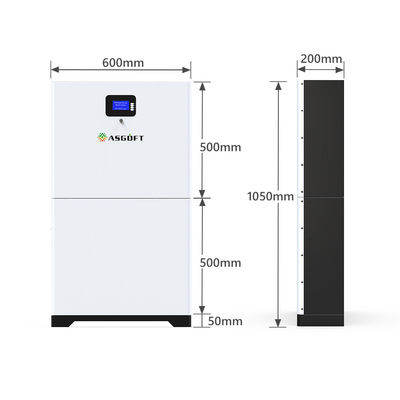 リチウム鉄はLifepo4 パワーウォールの太陽電池51.2v 400ahをリン酸で処理する