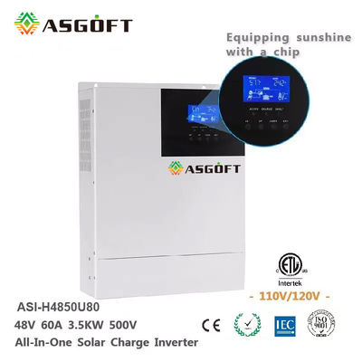 格子太陽インバーター48V 80AスマートなWiFi制御を離れたMPPT雑種5KW
