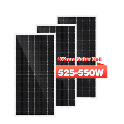 家のための透明な450w 500w 540wのモノラルBifacial太陽電池パネルシステム