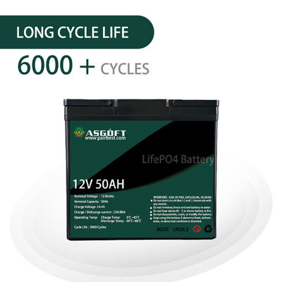 電気自動車8kgのために再充電可能なCETL Lifepo4 50ah 12Vのリチウム電池のパック