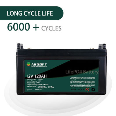 EVのための注文イオン リチウムLifepo4 12v 120AH電池のパック