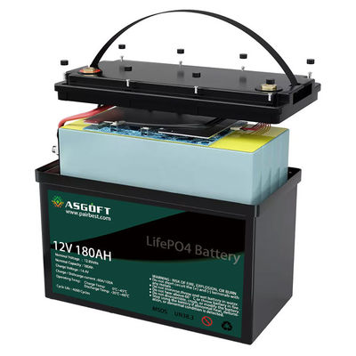 再充電可能な180ah Lifepo4 12Vのリチウム電池のパック深い周期ODM