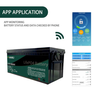 ASGOFT RVのゴルフ カートのためのSolar Energy Lifepo4 12Vのリチウム電池のパック400ahのパック