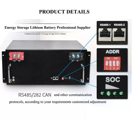 優れた48V Lifepo4電池のパック深い周期リチウム イオン5KWh 10KWh 50Ah 100Ah 200Ah