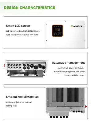 格子インバーター5kva 10kw 20kw 30kw 50kw 80kw 100kwの商業雑種