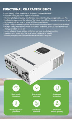 格子インバーター3.5KW 5.5KW DcへのAC 12VのODMの太陽雑種