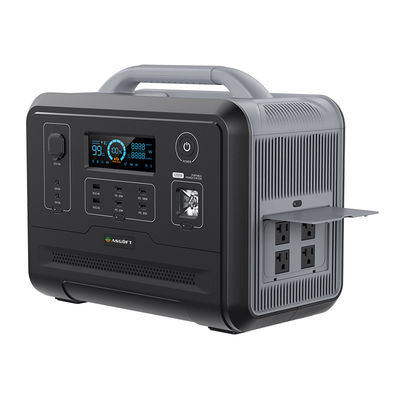 USB*4 PD*4 DC*2の屋外の電源の携帯用充電器のための1200W 2000Wh 5V 12V充満動力火車力銀行