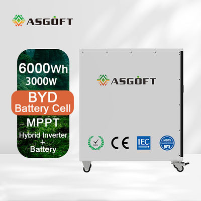 BESS携帯用6Kwh lifepo4電池のパック3KWインバーター出力移動式生成