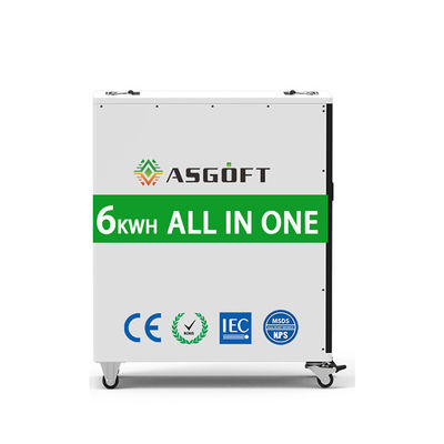 6Kwh lifepo4 バッテリー &amp; 3KW インバーター屋外充電ポータブル電源銀行