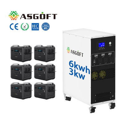 1つの電池のエネルギー蓄積6Kwh Lifepo4電池のパック インバーター3000W MPPTのすべて
