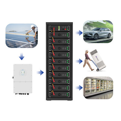 50kWh 75kWh 高圧ハイブリッド太陽光発電システム 100kWh 300kwh 750kWh オン・オフ・グリッド PVキャビネットバッテリー