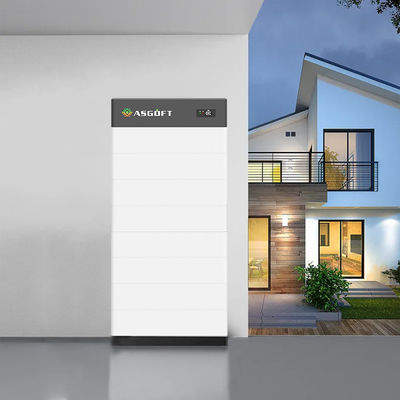 高電圧家庭用エネルギー貯蔵システム 15kwh-40kwh 100Ah リチウムイオン電池 積み重ねられる太陽電池