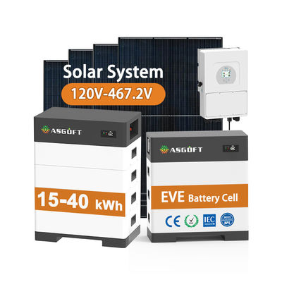 高電圧太陽電池 15kw-40kw 家庭用太陽電池システム リチウム電池付き太陽電池