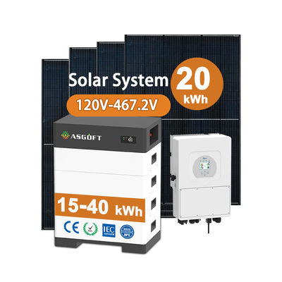 高電圧太陽電池 15kw-40kw 家庭用太陽電池システム リチウム電池付き太陽電池
