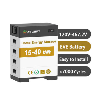 蓄積可能な家庭用エネルギー 15kwh - 40kwh ラック ソーラーパネルのためのLifePo4 ハイブリッド逆太陽系