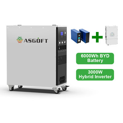 携帯電源 3000w オールインワンインバーター ライフポ4 リチウム電池 90-450VDC MPPT 動作電圧