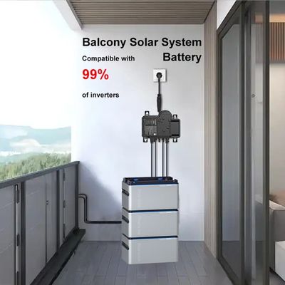 プラグアンドプレイ 800W バルコニー PV システム LiFePO4 バッテリー / マイクロインバーター