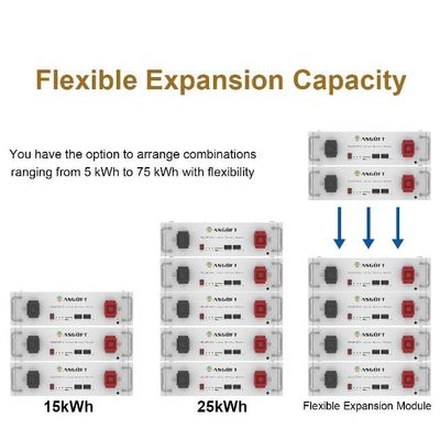 BYD エネルギー 貯蔵 スタイラブル サーバー レイク 搭載 51.2 V 100Ah Lifepo4 バッテリー