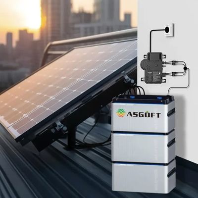 マイクロインバーター ネットワーク上のバルコニー 太陽光貯蔵システム 太陽光パネル 800W バルコン・クラフトワーク