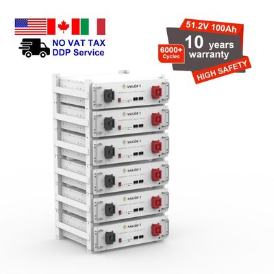 BYD エネルギー 貯蔵 スタイラブル サーバー レイク 搭載 51.2 V 100Ah Lifepo4 バッテリー