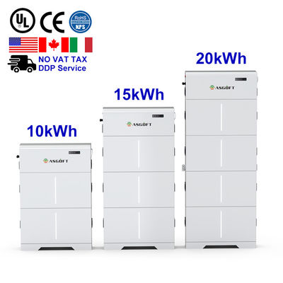 太陽エネルギー貯蔵家 10kWh 15kWh 20kWh 高電圧 LiFePO4 バッテリー