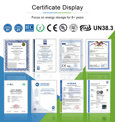 UL証明書 家庭用 5kw 10kw 20kw ソーラー PV 貯蔵 LiFePO4 リチウム電池