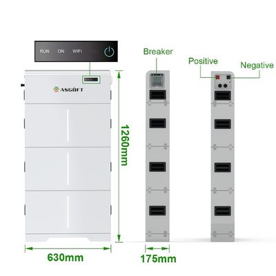 UL証明書 家庭用 5kw 10kw 20kw ソーラー PV 貯蔵 LiFePO4 リチウム電池