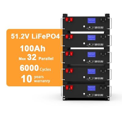 51.2v 100h Lifepo4 5kw 10kw 20kw 再生可能エネルギー Lifepo4 リチウムバッテリーパック