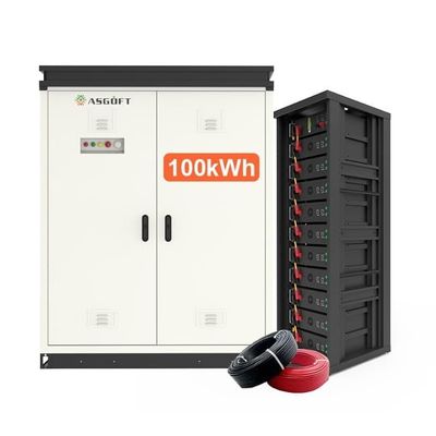 ソーラーエネルギー貯蔵家 高電圧 50KWh 100KWh LiFePO4 バッテリー