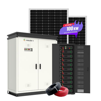 OEM/ODM 産業および商業用 ネットワーク上の太陽光発電システム 100KW 太陽光電池